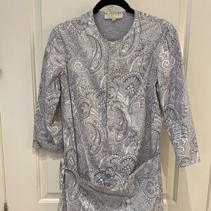 Comrags cotton paisley dress, wrap skirt style, knee length